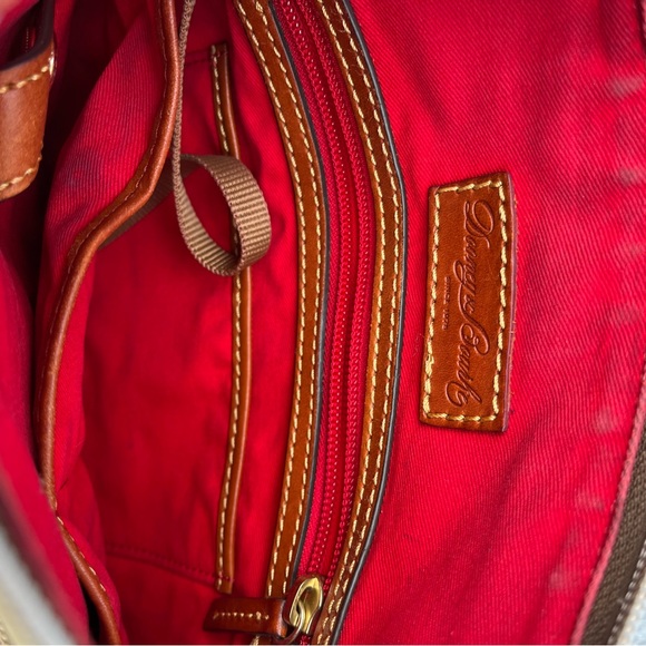 Dooney and Burke Tan Nylon Crossbody - Picture 4 of 5